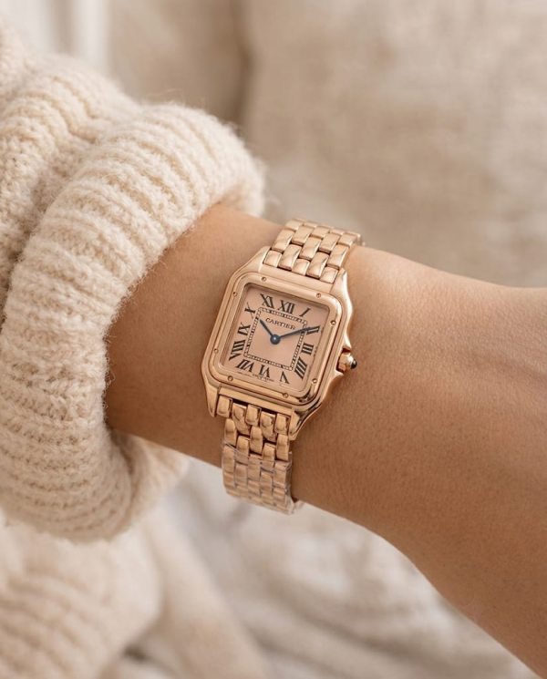 Buy Cartier Panthère de Cartier Copper - Pink Watch Online in India - Bootery