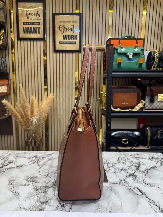 Coach City Signature Canvas Tote Bag With Dust Bag - Image 2