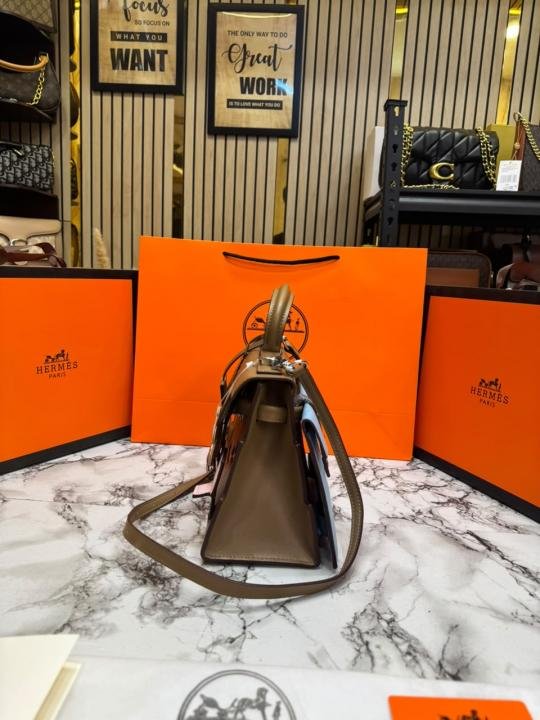 Hermes Kelly Doll Mini Top Handle Crossbody Bag With Box And Dust Bag Including Carry Bag - Image 4