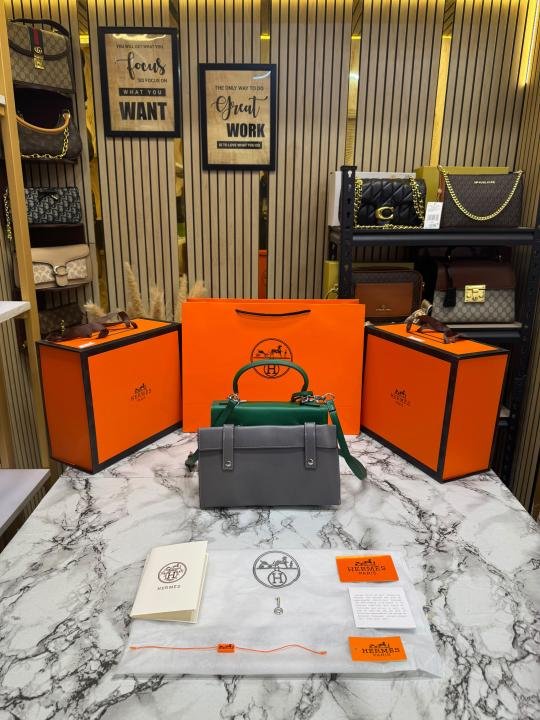 Hermes Kelly Doll Mini Top Handle Crossbody Bag With Box And Dust Bag Including Carry Bag - Image 2