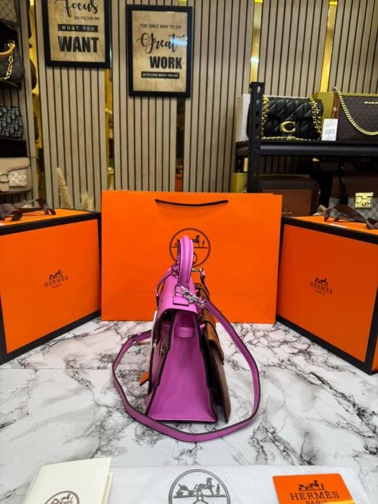 Hermes Kelly Doll Mini Top Handle Crossbody Bag With Box And Dust Bag Including Carry Bag - Image 3