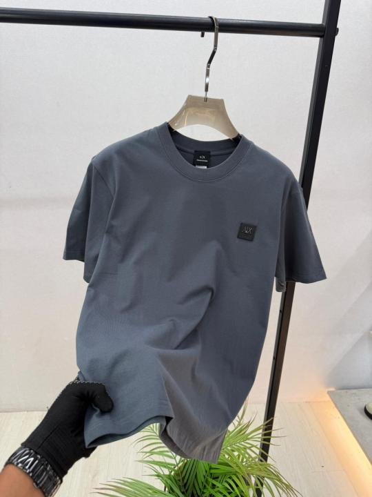 Armani Exchange Armani Exchange Dark Grey Premium Round Neck T-shirt F3751-dgy - Image 3