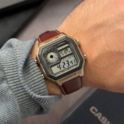 Casio AE-1200 Illuminator Brown J1234 Watch for Men - Best Price Online - Bootery