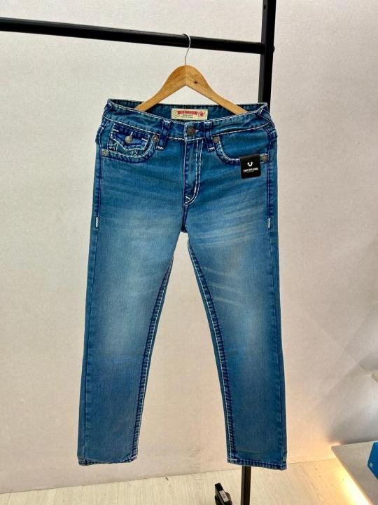 True Religion Imported Blue Super Premium Denim F3822-bu2 - Image 5