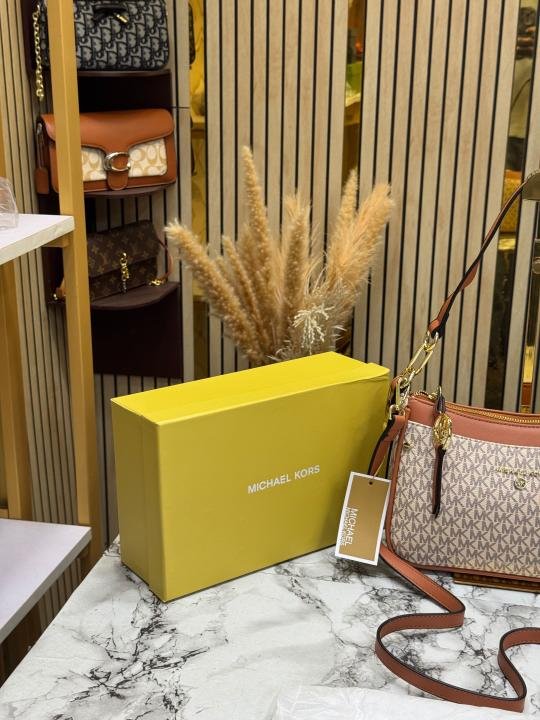 Michael Kors Michael Kor S Jet Set Logo Crossbody Shoulder Bag With Box And Dust Bag - Image 8