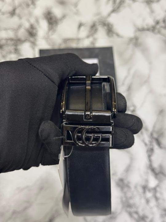 Dolce & Gabbana Dolc E & Gabban A DG Logo Leather Belt - Image 4