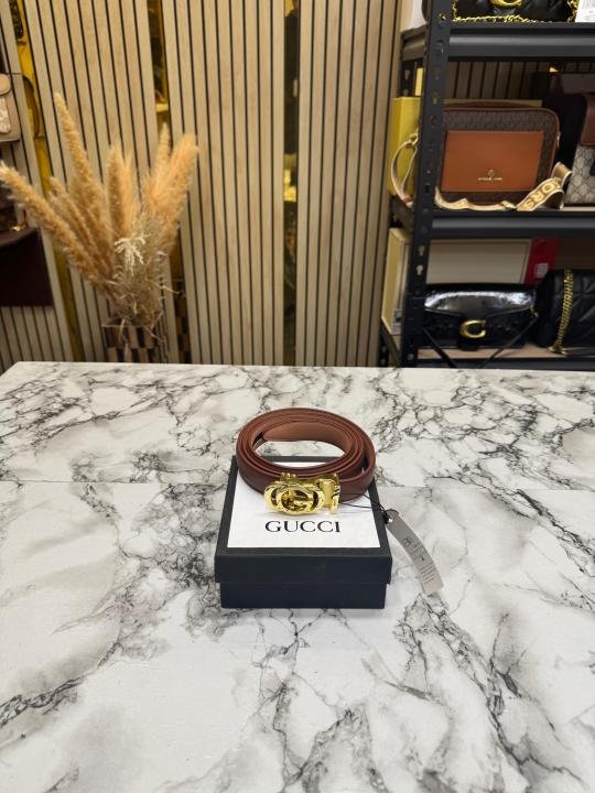 Gucci GG Marmont Leather Belt - Image 3