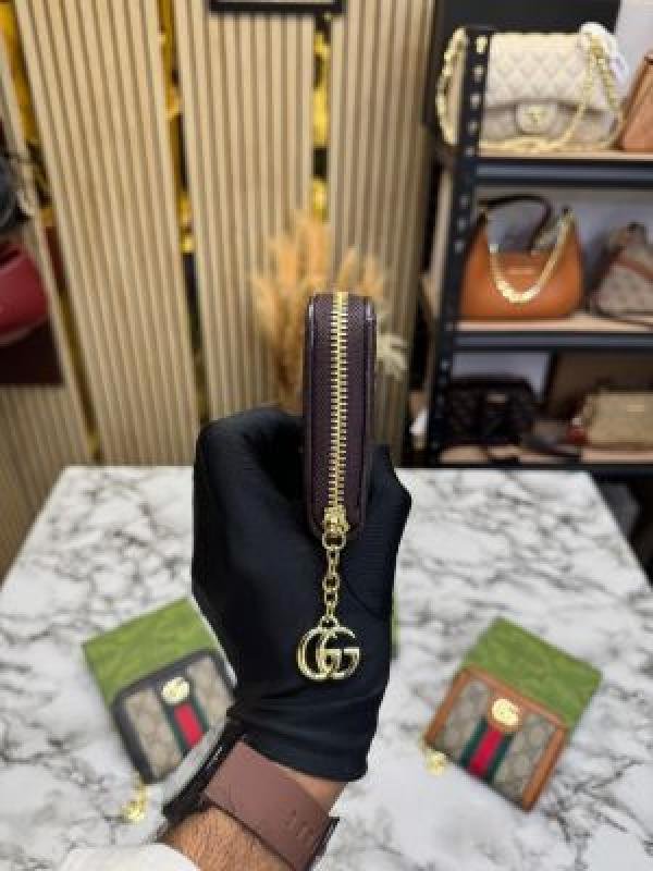 Gucci GG Supreme Canvas Ophidia Mini Wallet With Stripe Including Box - Image 5