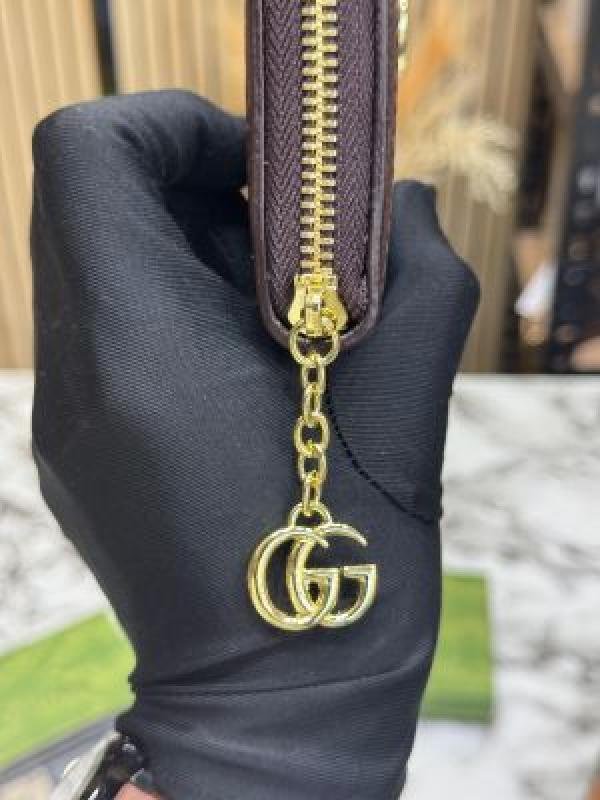 Gucci GG Supreme Canvas Ophidia Mini Wallet With Stripe Including Box - Image 4