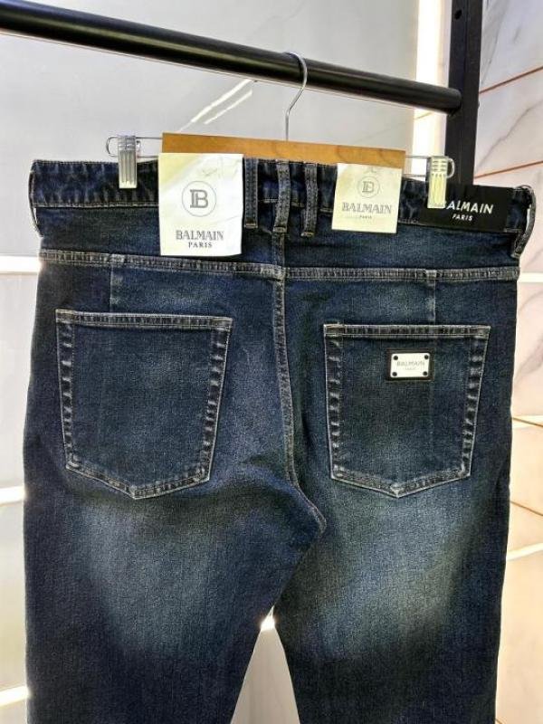 Balmain Balmain Paris Imported Blue Super Premium Denim Jeans F2894-b6 - Image 6