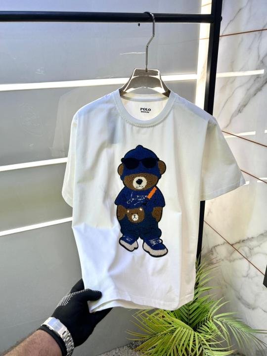 Ralph Lauren Ralph Lauren Polo White Premium Drop Shoulder Round Neck T-shirt F3595-w1 - Image 3