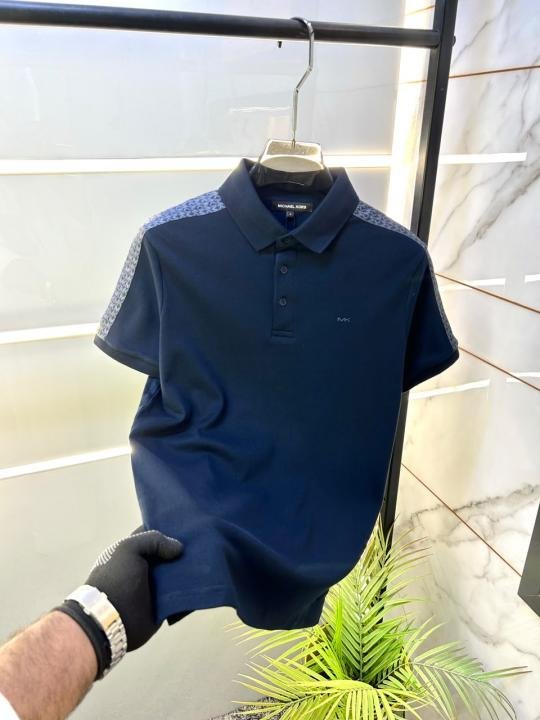 Michael Kors Michae L Kors Navy Polo Premium Collar Neck T-shirt F3930-ny - Image 10