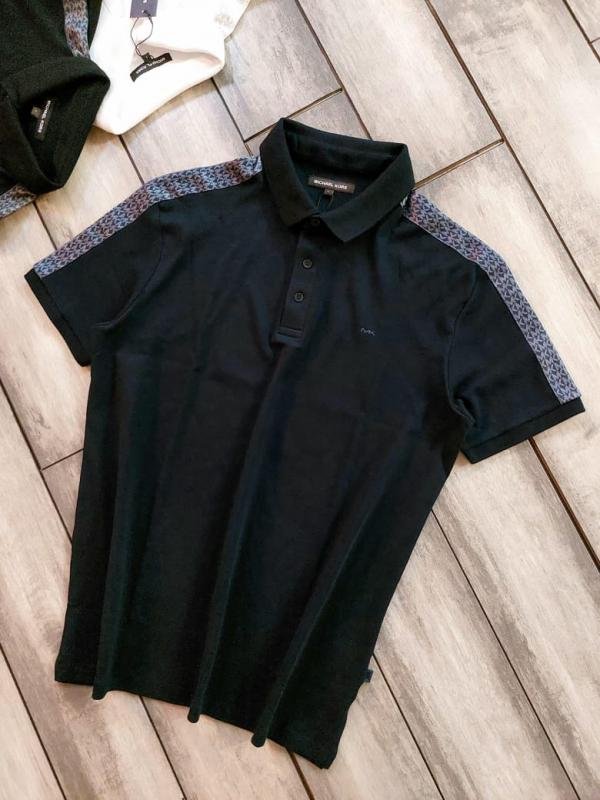 Michael Kors Michae L Kors Navy Polo Premium Collar Neck T-shirt F3930-ny - Image 9