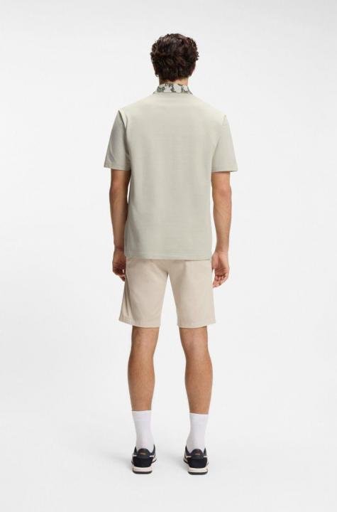 Boss Hug O Boss Cream Collar Neck Premium Polo T-shirt F3895-c2 - Image 11