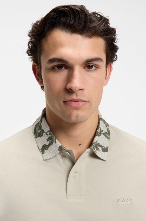 Boss Hug O Boss Cream Collar Neck Premium Polo T-shirt F3895-c2 - Image 10