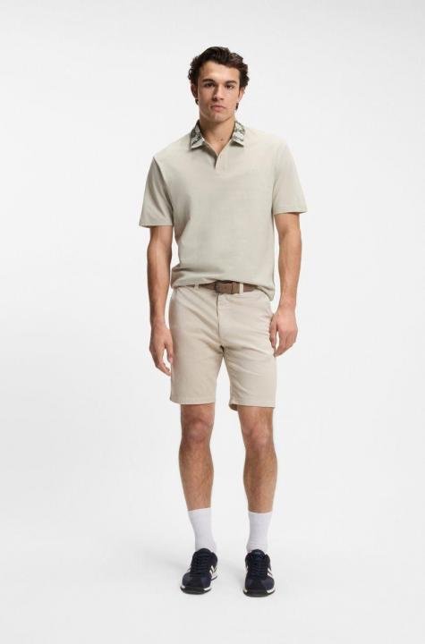 Boss Hug O Boss Cream Collar Neck Premium Polo T-shirt F3895-c2 - Image 9