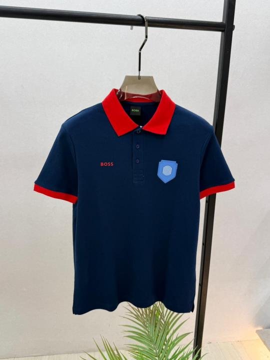 Boss Hug O Boss Blue Collar Neck Premium Polo T-shirt F3895-bu