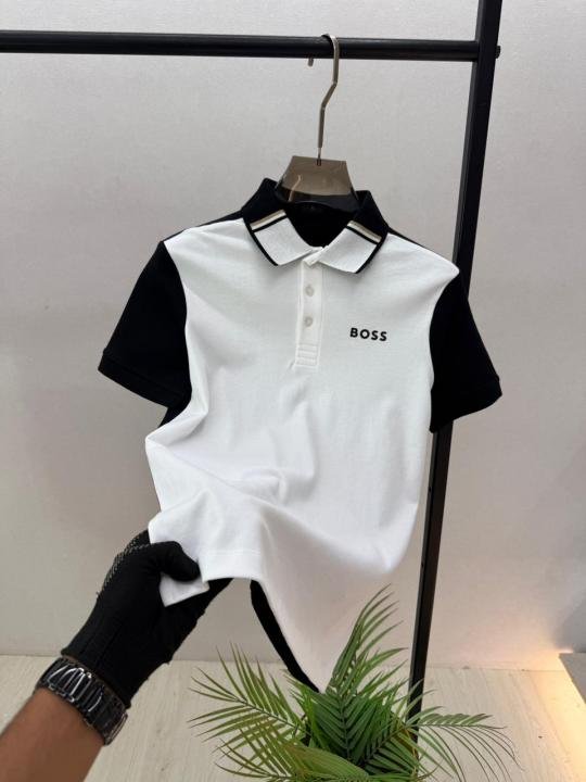 Boss Hug O Boss White Collar Neck Premium Polo T-shirt F3895-w1 - Image 11