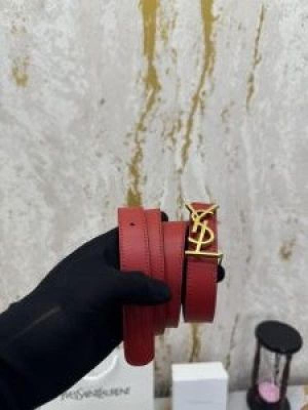 Ysl Yves Saint Laurent Logo Premium Ladies Belt With Box Dust Bag Includes Carrybag - Image 5