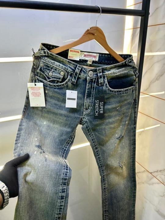 True Religion Imported Ripped Super Premium Denim F3908-d2 - Image 5