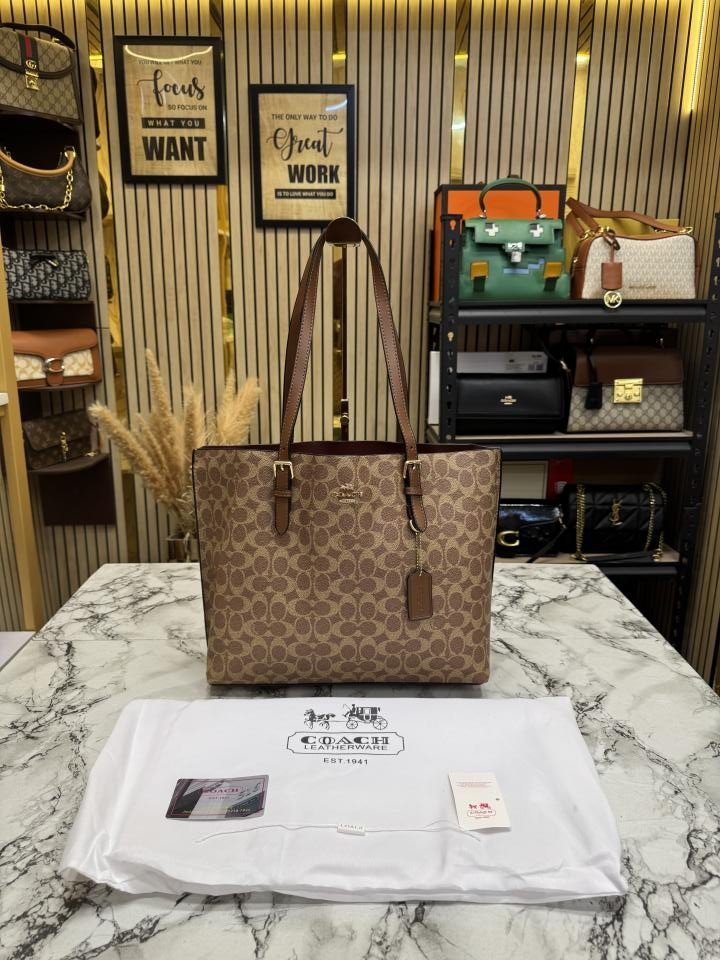 Coach Mollie Tote Bag With Dust Bag