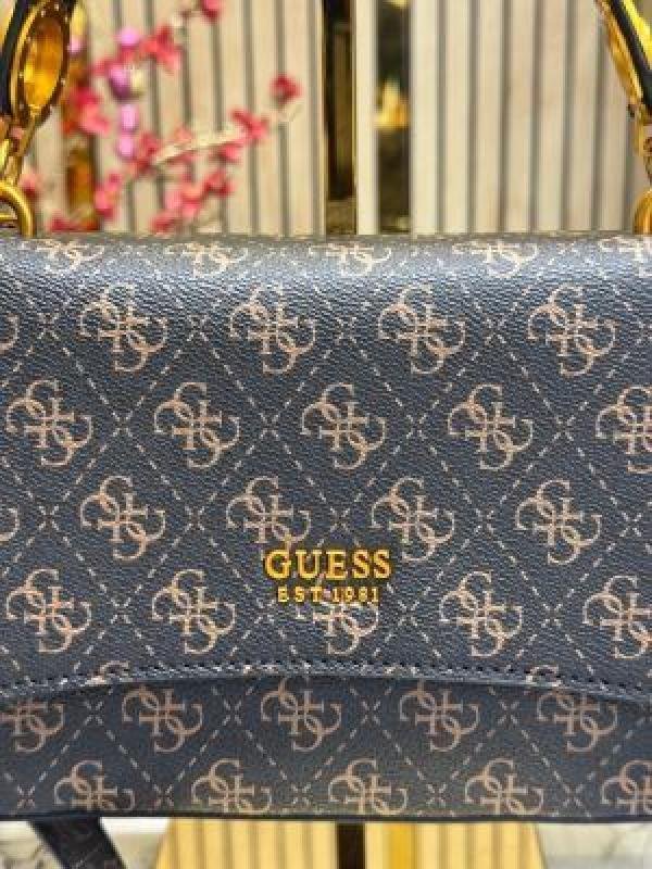 Guess Noelle Crossbody Flap Bag With Box And Dust Bag Including Carry Bag - Image 6