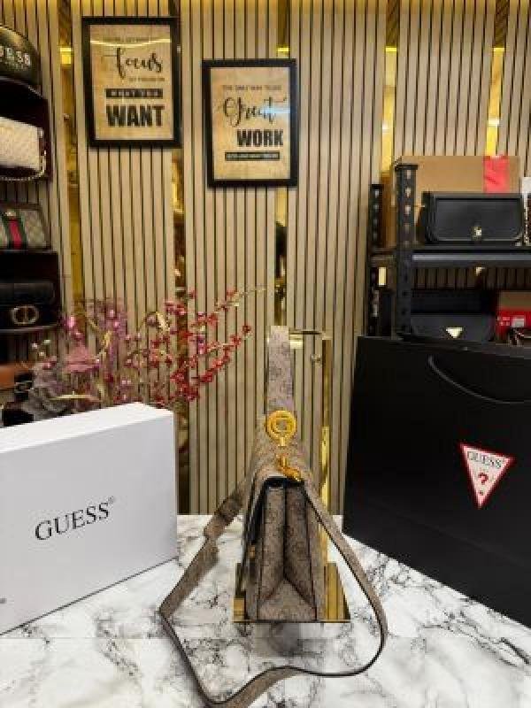 Guess Noelle Crossbody Flap Bag With Box And Dust Bag Including Carry Bag - Image 3