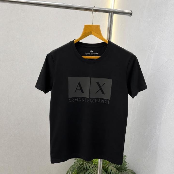 Armani Exchange Armani Exchange AX Black 01 Premium Round Neck Tshirt 550