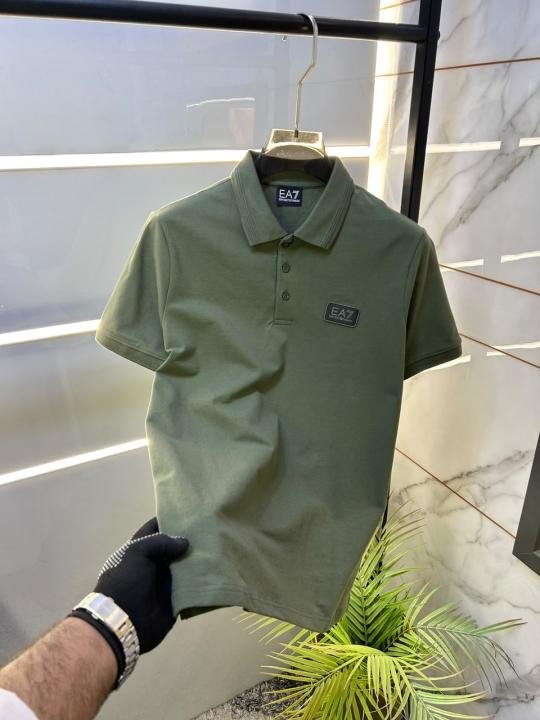 Emporio Armani Emporio Armani Green Polo Premium Collar Neck T-shirt F3937-gr - Image 13