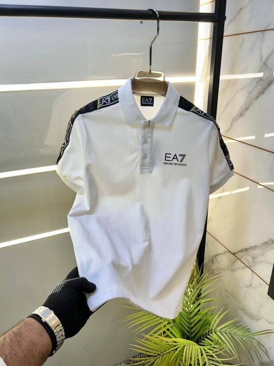 Emporio Armani Emporio Armani White Polo Premium Collar Neck T-shirt F3937-wh - Image 14
