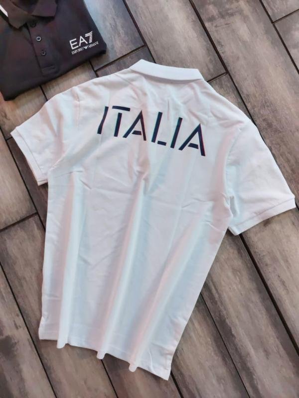 Emporio Armani Emporio Armani White Polo Premium Collar Neck T-shirt F3937-wh - Image 13