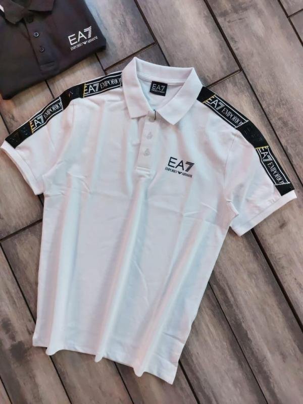 Emporio Armani Emporio Armani White Polo Premium Collar Neck T-shirt F3937-wh - Image 12