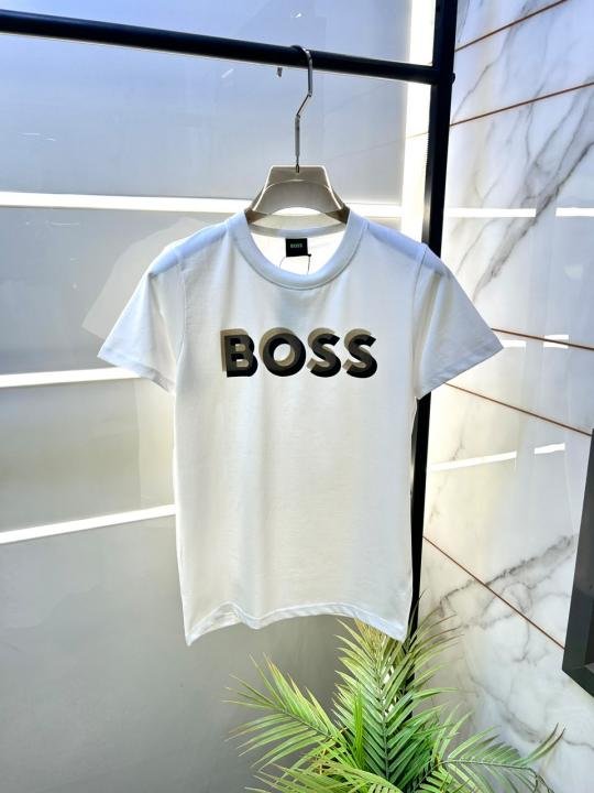 Boss White Premium Round Neck T-shirt F3677-wh