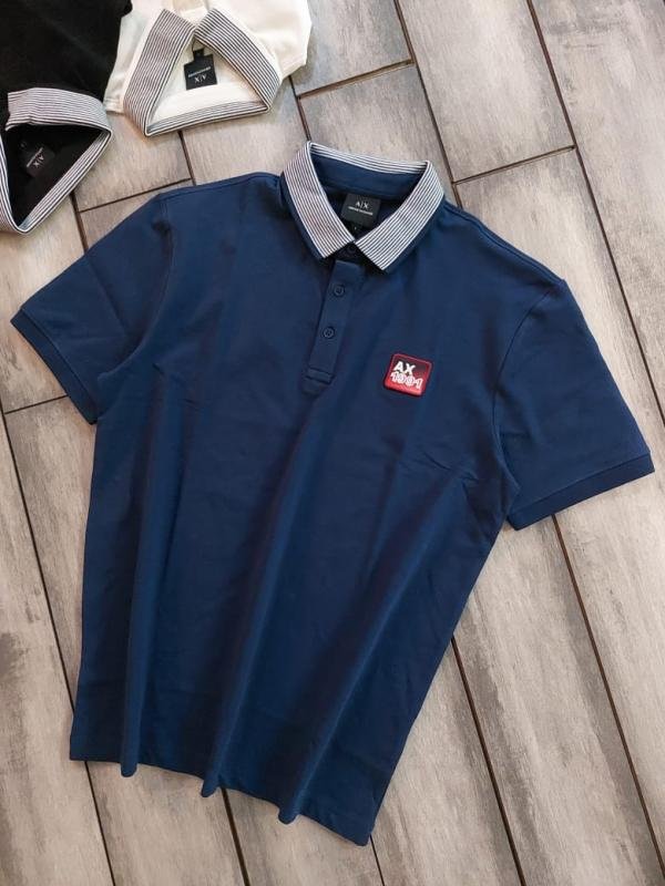 Armani Exchange Armani Exchange Blue Polo Premium Collar Neck T-shirt F3936-bu - Image 13