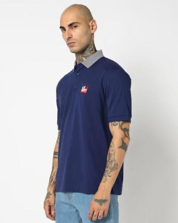 Armani Exchange Armani Exchange Blue Polo Premium Collar Neck T-shirt F3936-bu - Image 10