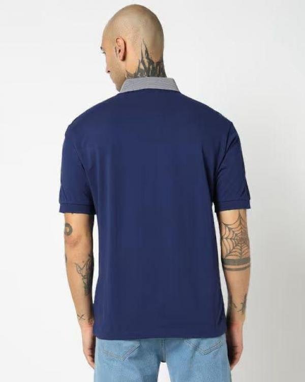 Armani Exchange Armani Exchange Blue Polo Premium Collar Neck T-shirt F3936-bu - Image 9