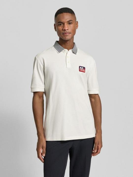 Armani Exchange Armani Exchange Cream Polo Premium Collar Neck T-shirt F3936-cr - Image 10