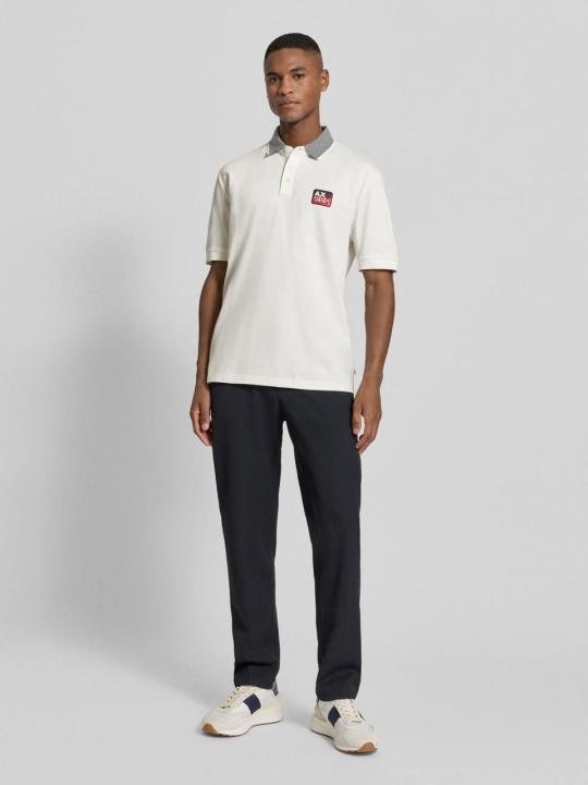 Armani Exchange Armani Exchange Cream Polo Premium Collar Neck T-shirt F3936-cr - Image 9