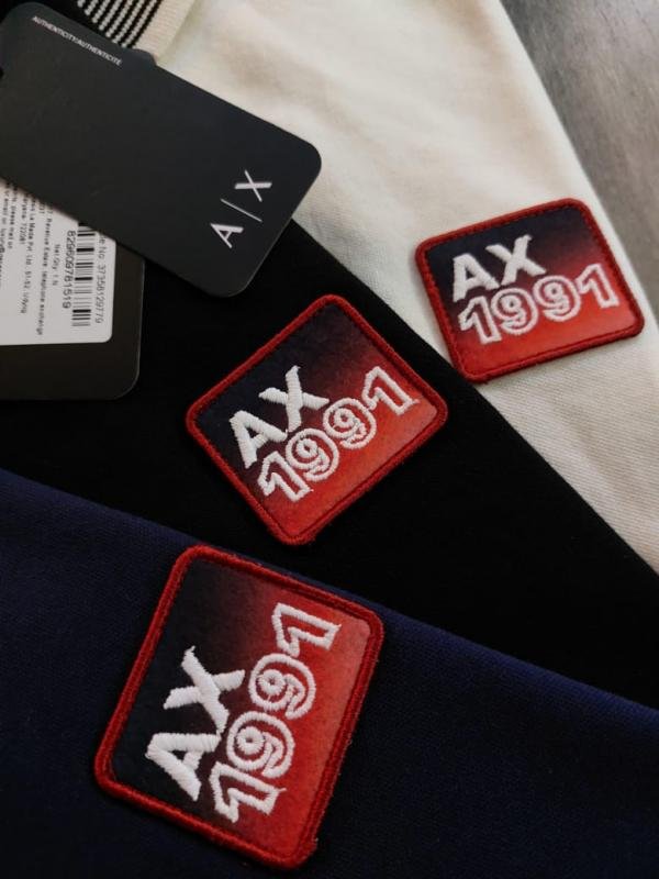 Armani Exchange Armani Exchange Black Polo Premium Collar Neck T-shirt F3936-bl - Image 6