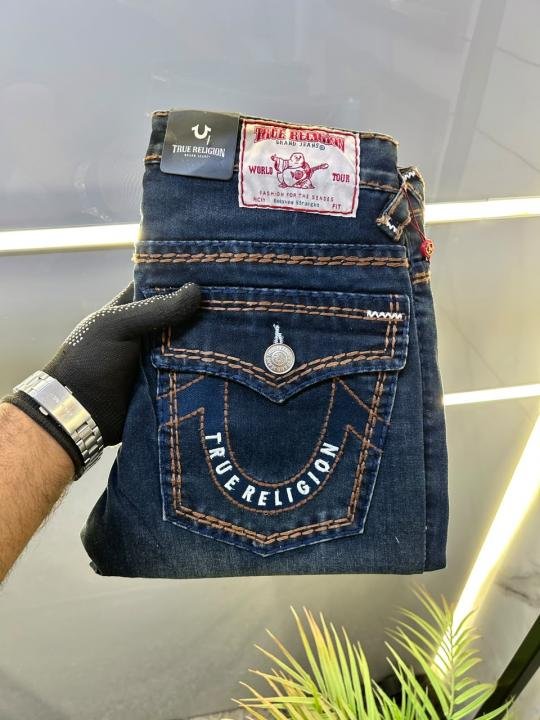 True Religion Imported Blue Super Premium Denim F3906-d1 - Image 5