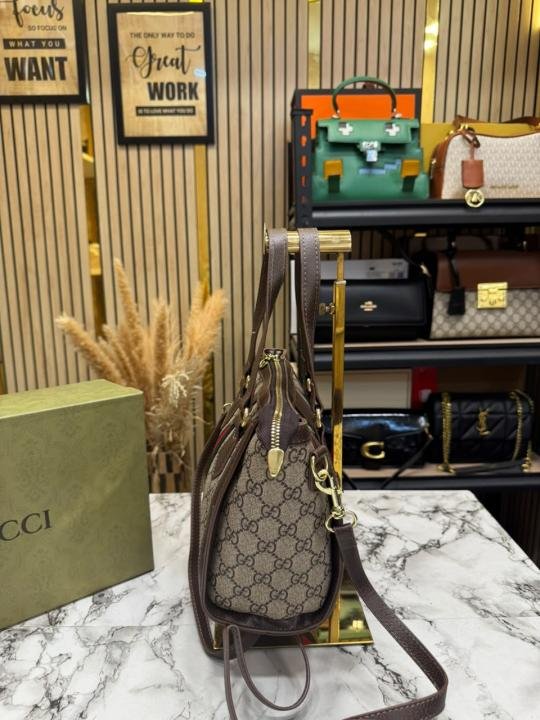 Gucci Ophidia GG Supreme Medium Tote Bag With Box And Dust Bag - Image 13