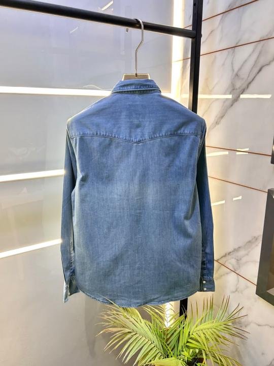 True Religion Blue Super Premium Denim Shirt F5013-bu - Image 3