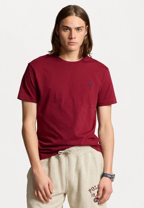 Ralph Lauren Ralph Lauren Maroon Round Neck Premium Polo T-shirt F3597-ma - Image 8
