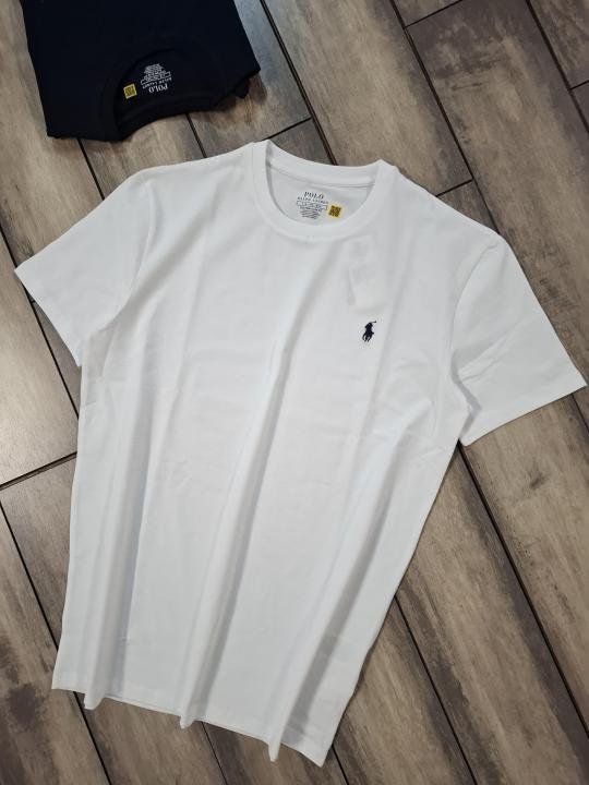 Ralph Lauren Ralph Lauren White Round Neck Premium Polo T-shirt F3597-wh - Image 9