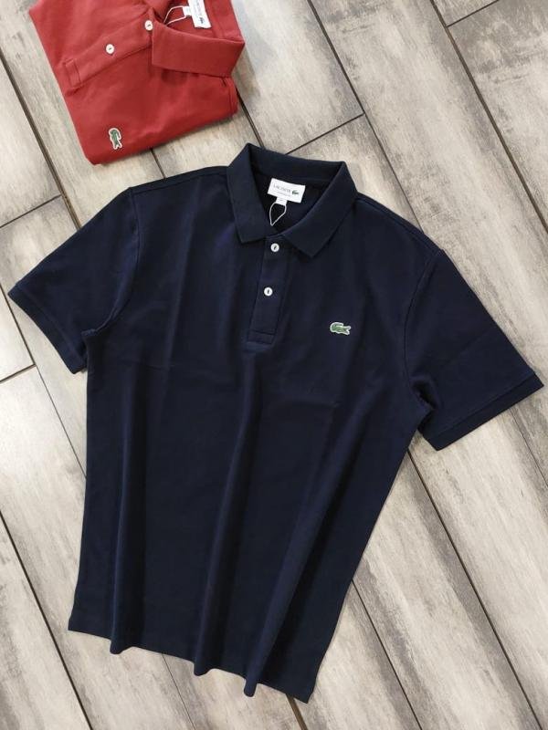 Lacoste Lacoste Black Polo Premium Collar Neck T-shirt F3625-bl - Image 10