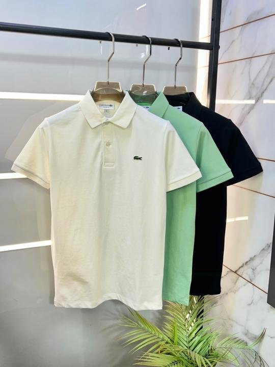 Lacoste Lacoste Black Polo Premium Collar Neck T-shirt F3625-bl - Image 6