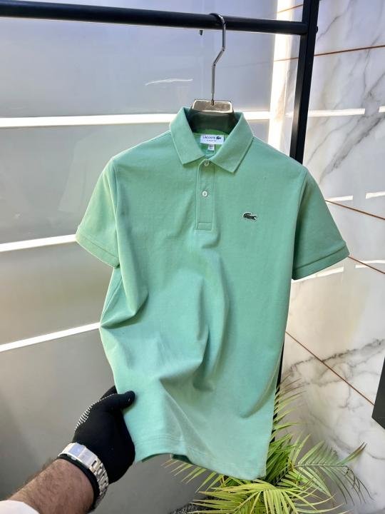 Lacoste Lacoste Green Polo Premium Collar Neck T-shirt F3625-gr - Image 11