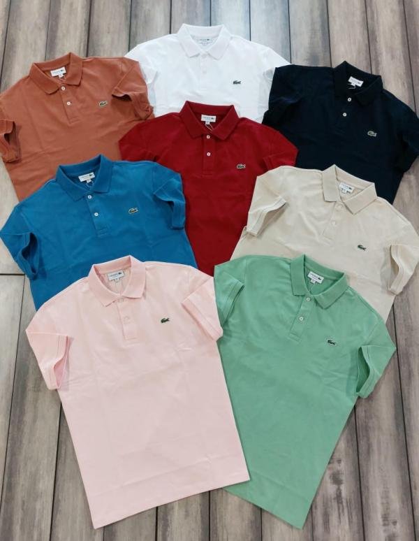 Lacoste Lacoste Green Polo Premium Collar Neck T-shirt F3625-gr - Image 9