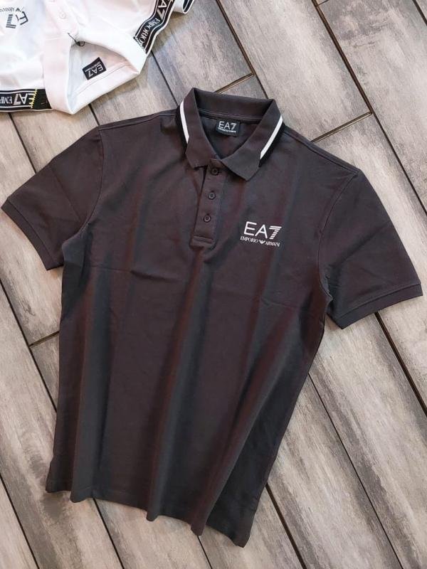 Emporio Armani Emporio Armani Grey Polo Premium Collar Neck T-shirt F3937-gy - Image 8