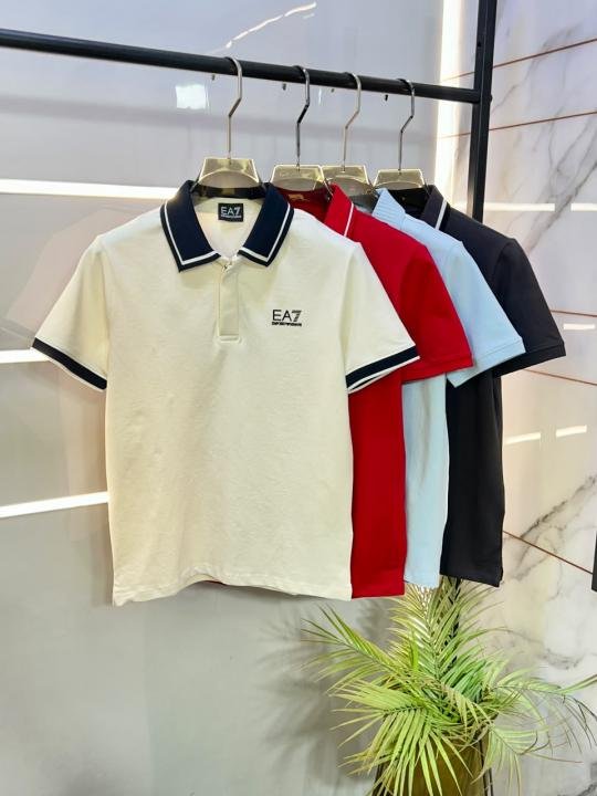 Emporio Armani Emporio Armani Sky Polo Premium Collar Neck T-shirt F3937-sk - Image 5